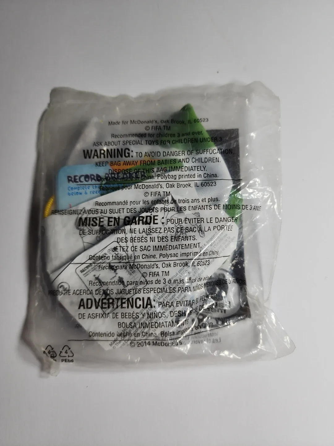 McDonald's FIFA World Cup Brazil Mini Plush Jersey Toy image indicator(3)