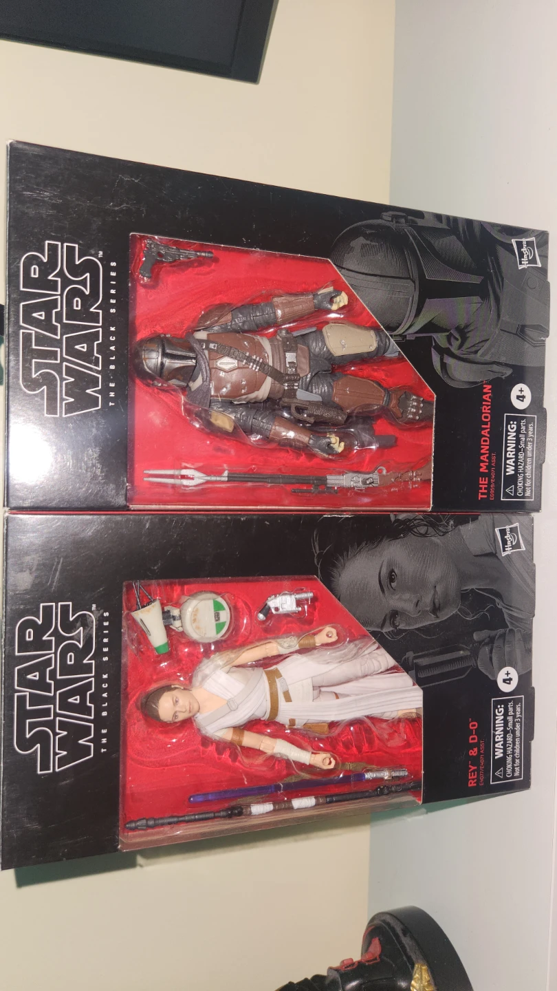 Star Wars Black Series Rey & D-0, and The Mandalorian
