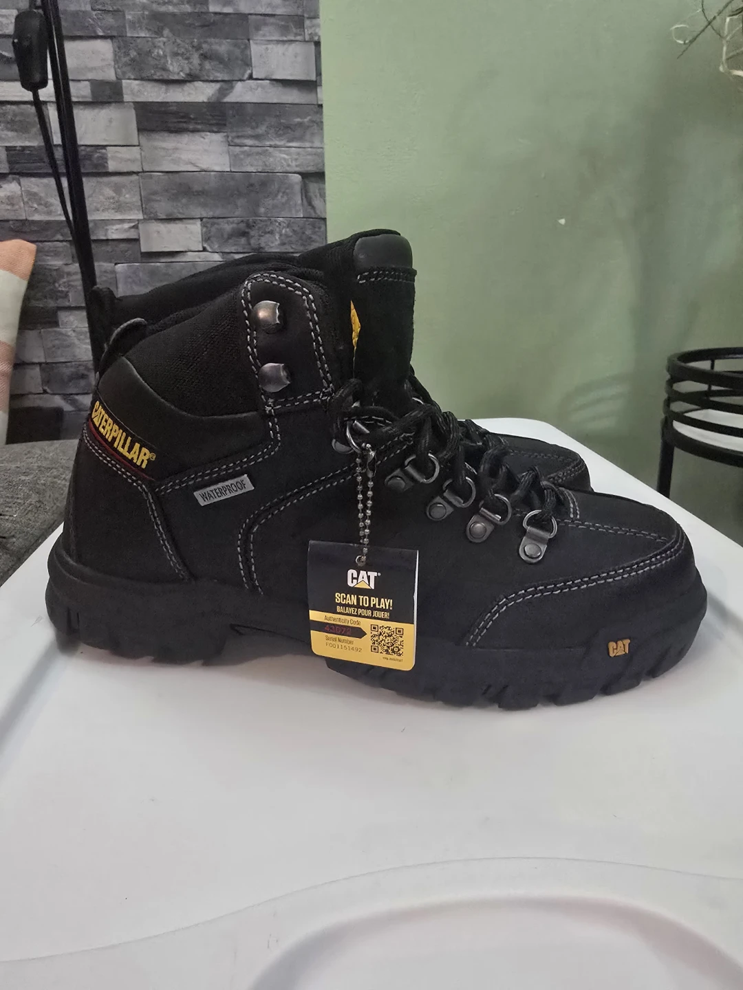 New CAT Caterpillar Waterproof Work Boots - photo 4