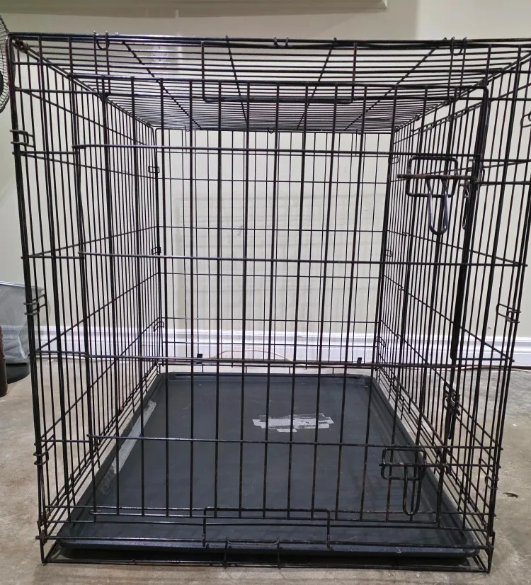 Black 2 Door XL Dog Crate image indicator(3)