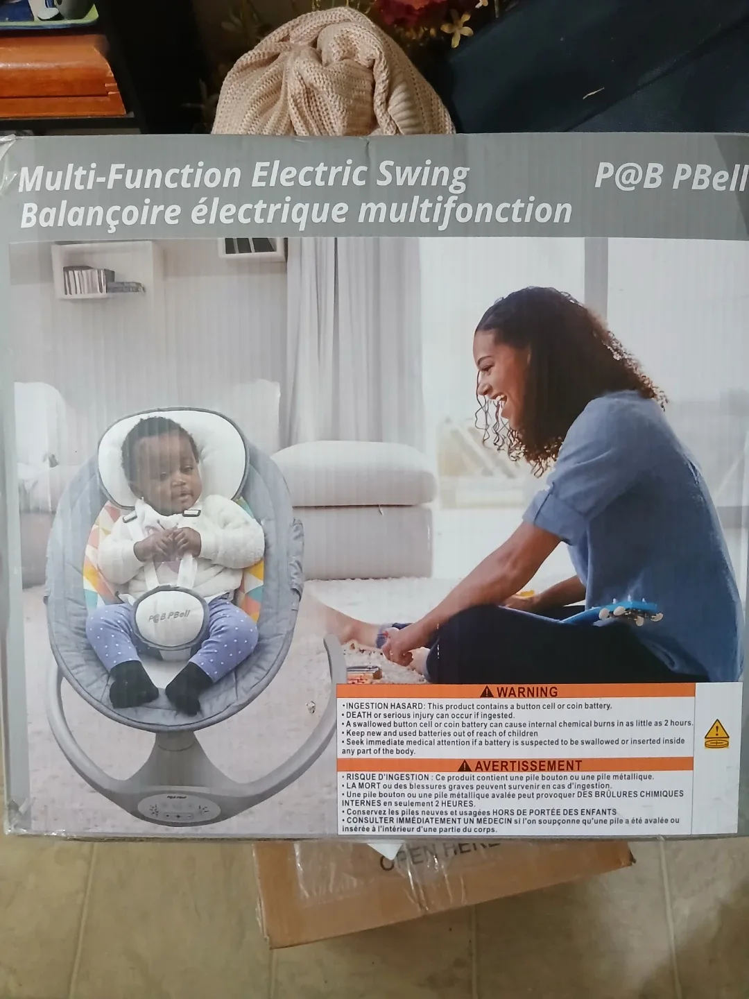 New Baby Swings for Infants, Infant Swing, 3 Seat Positions image indicator(8)