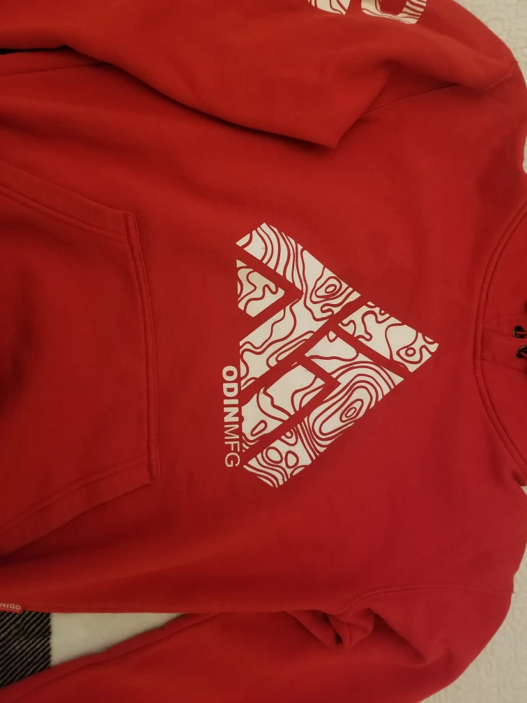 Odin MFG Red Hoodie - Size Small - photo 2