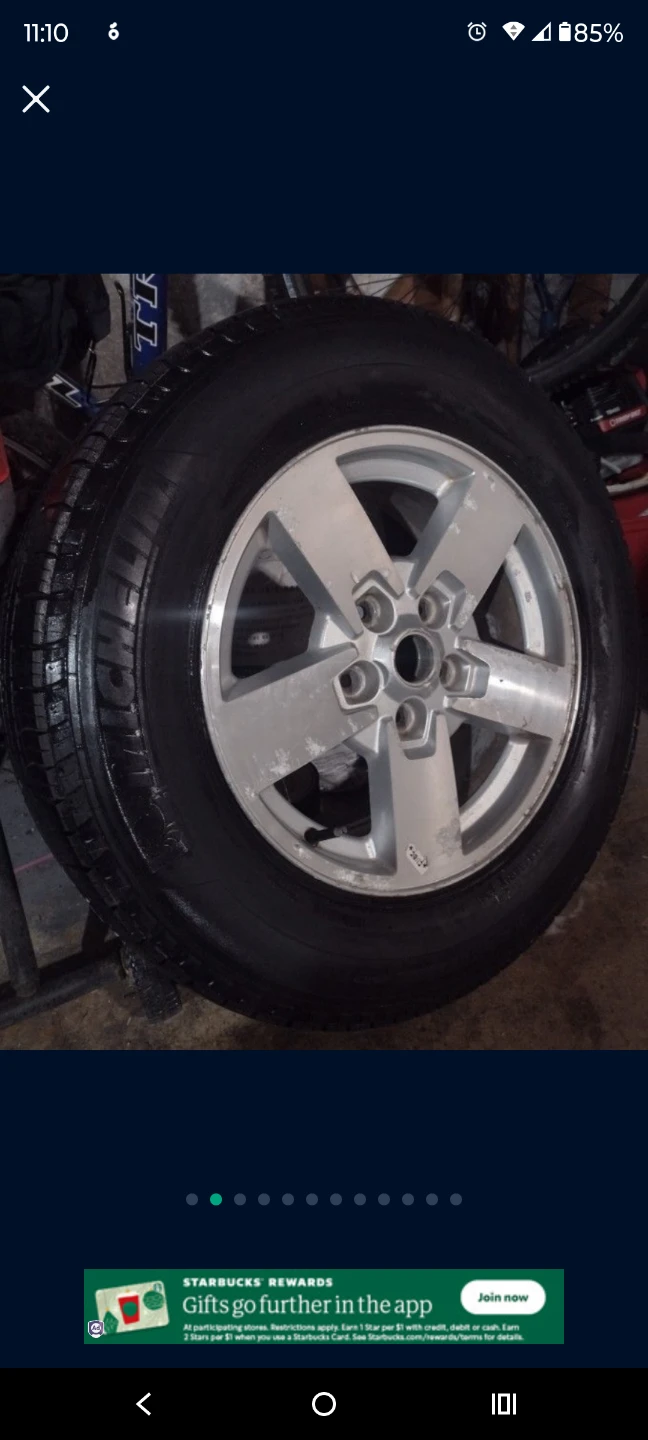 Jeep Spare Tire  with rim