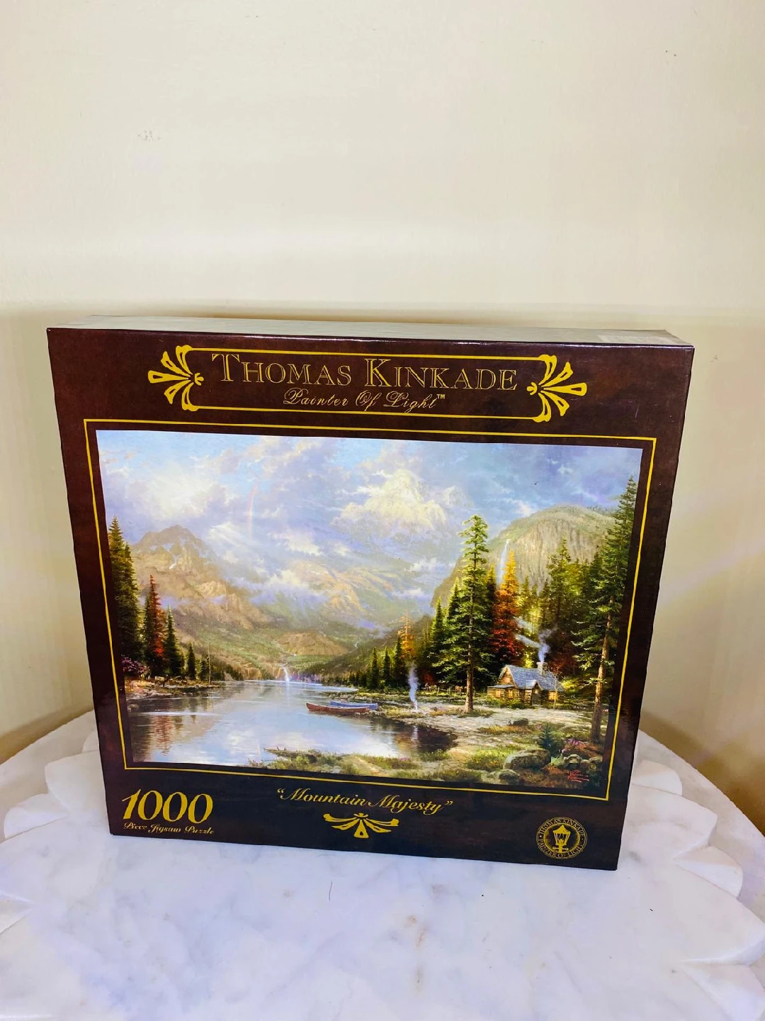 Thomas Kinkade "Mountain Majesty" 1000 Piece Puzzle