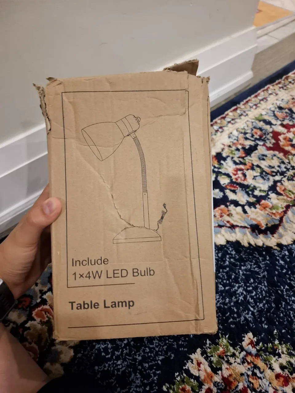 Table Lamp with LED Bulb image indicator(2)