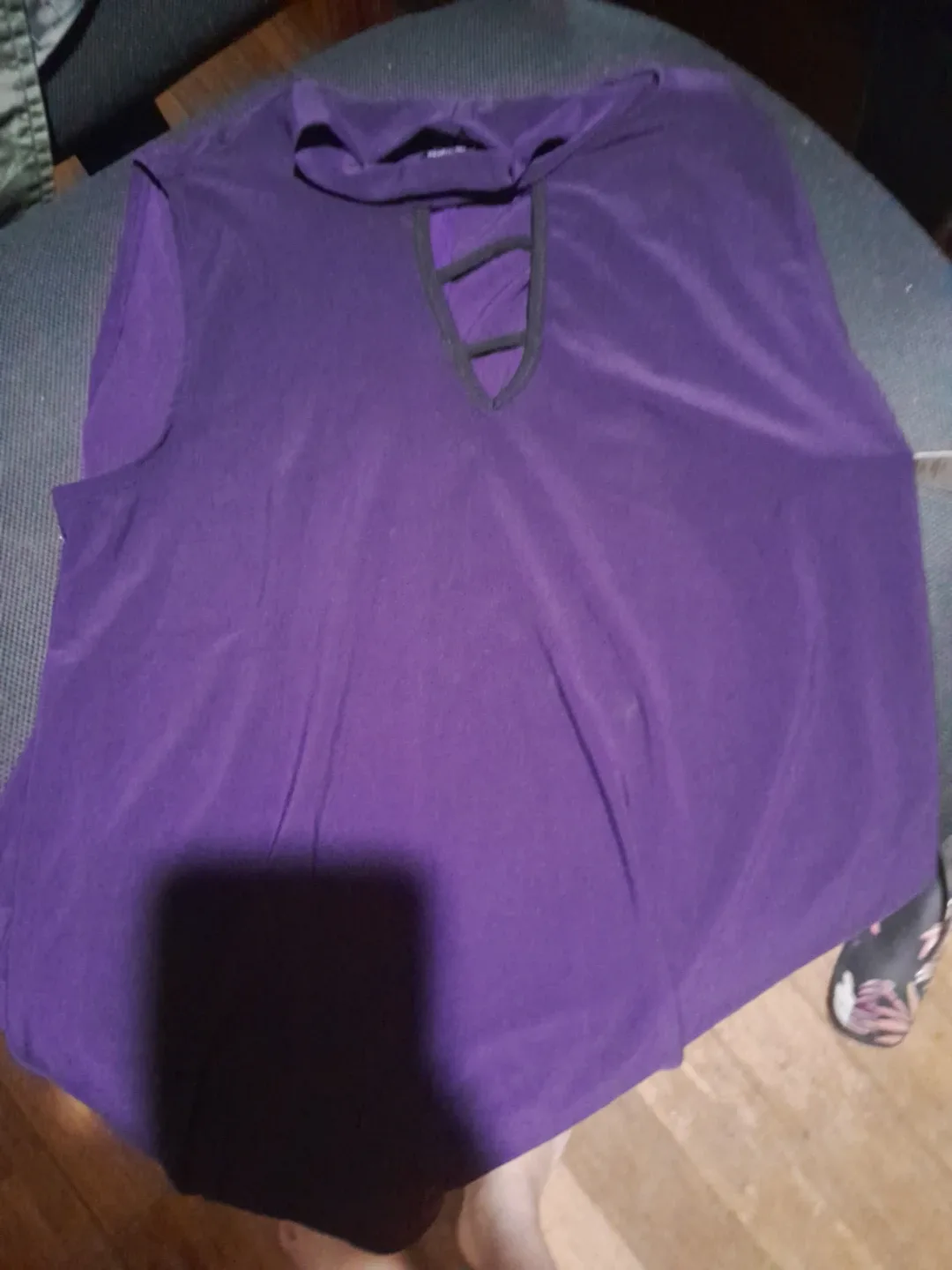 Idle & May Purple Top - Size S thumbnail
