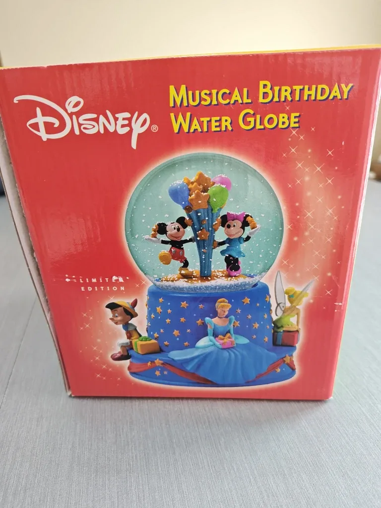 Disney Musical Birthday Water Globe