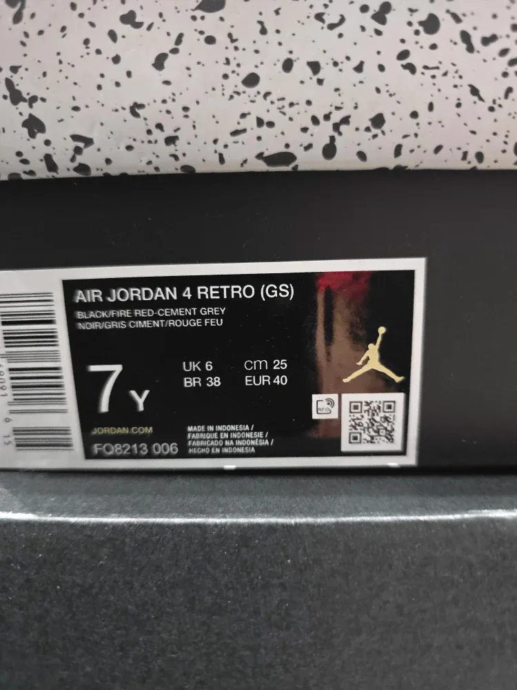 Nike Air Jordan 4 Retro (GS) - Size 7Y (Women's 8.5) BNIB image indicator(4)