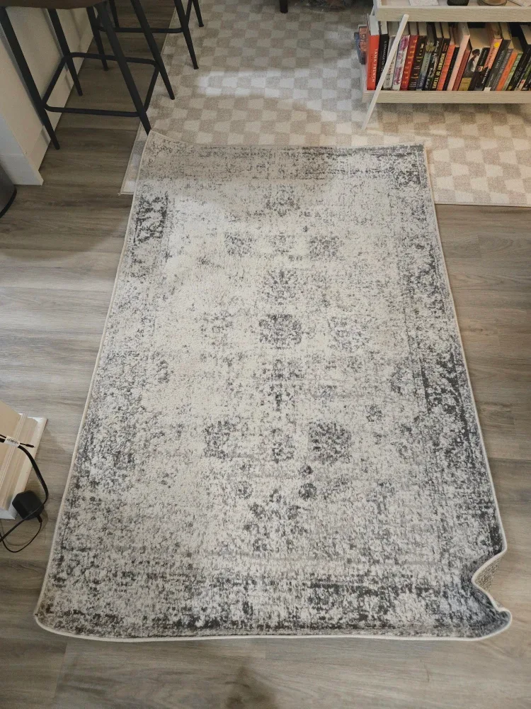 4' x 6' Off White Neutral Carpet