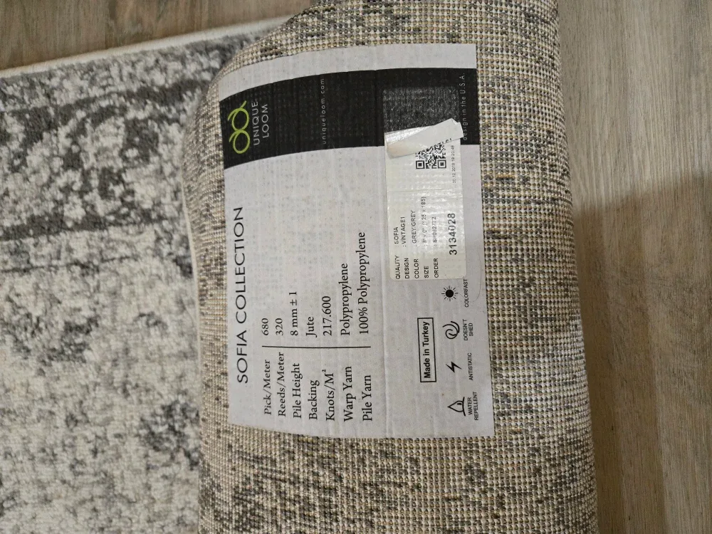 4' x 6' Off White Neutral Carpet image indicator(2)