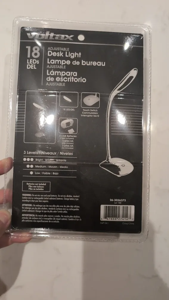 Voltax Adjustable Desk Lamp - New in Package image indicator(2)
