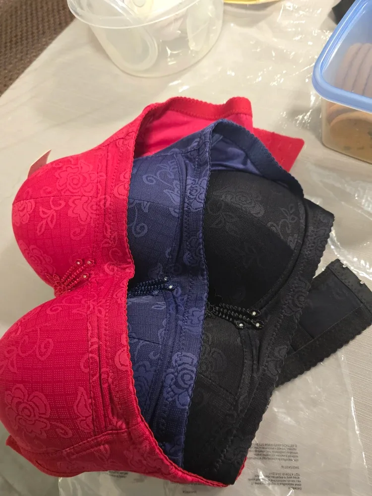 New 3pcs Women's Bra, Push Up, Size XXL image indicator(3)