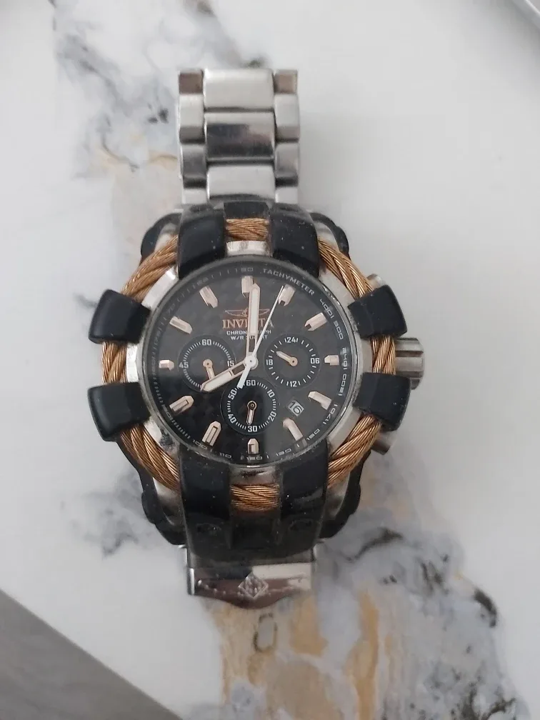 Invicta Chronograph Watch & raybans sunglasses image indicator(2)