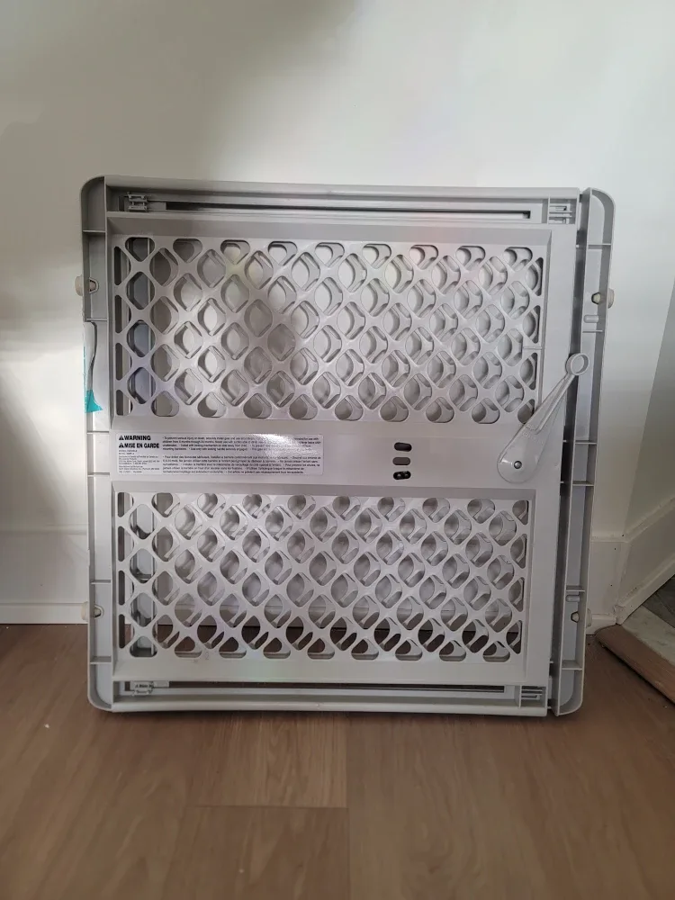 Baby/Toddler Gate - Light Gray