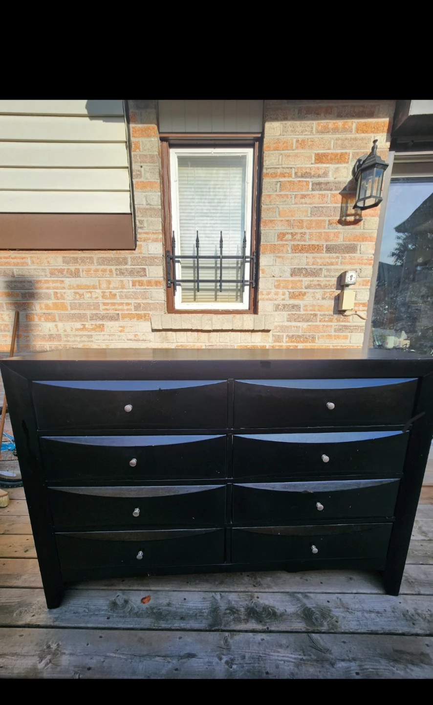 Vanity 8 Drawer Dresser With Mirror - photo 2