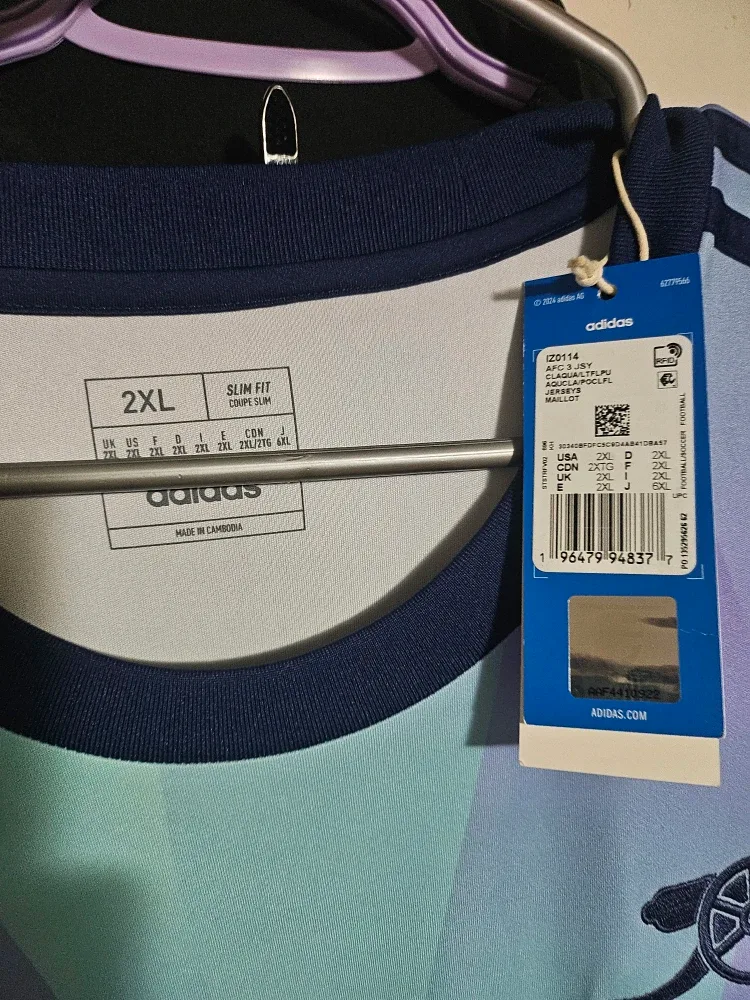 Arsenal England 23/24 Adidas Soccer jersey image indicator(2)