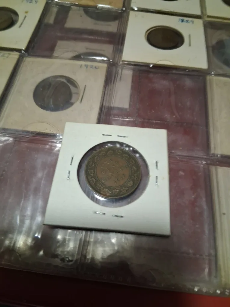 Vintage Canadian Coins (1917-1929) image indicator(4)