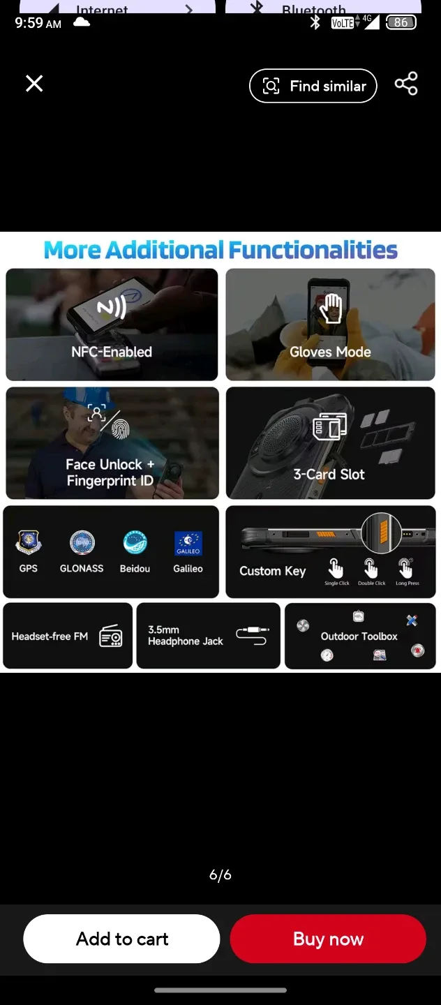 Ulefone RugKing AI Smartphone - Like New! image indicator(5)