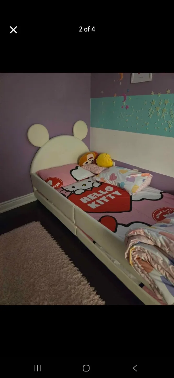 Kids twin Bed Frame & Mattress