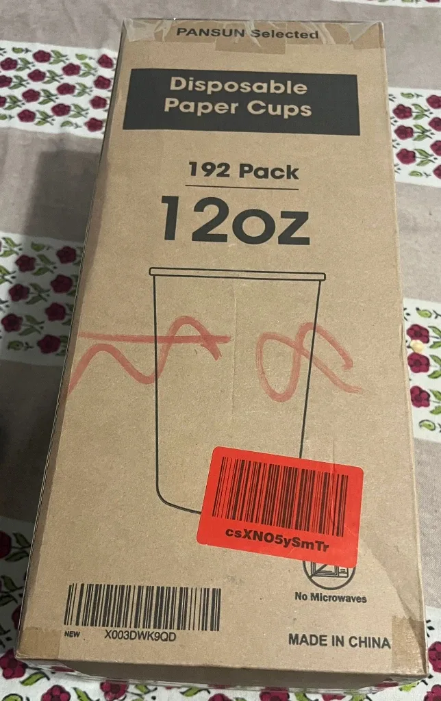 PANSUN Selected Disposable Paper Cups - 192 Pack image indicator(3)