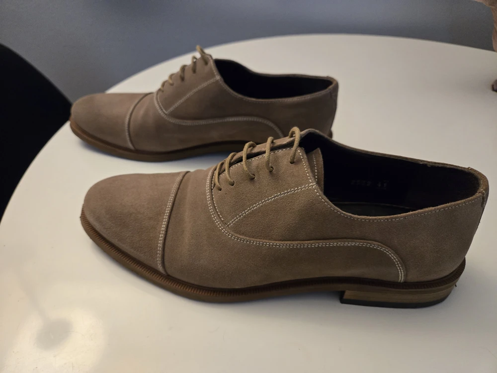 Hotic Brown Suede Dress Shoes - Size 8 (US)