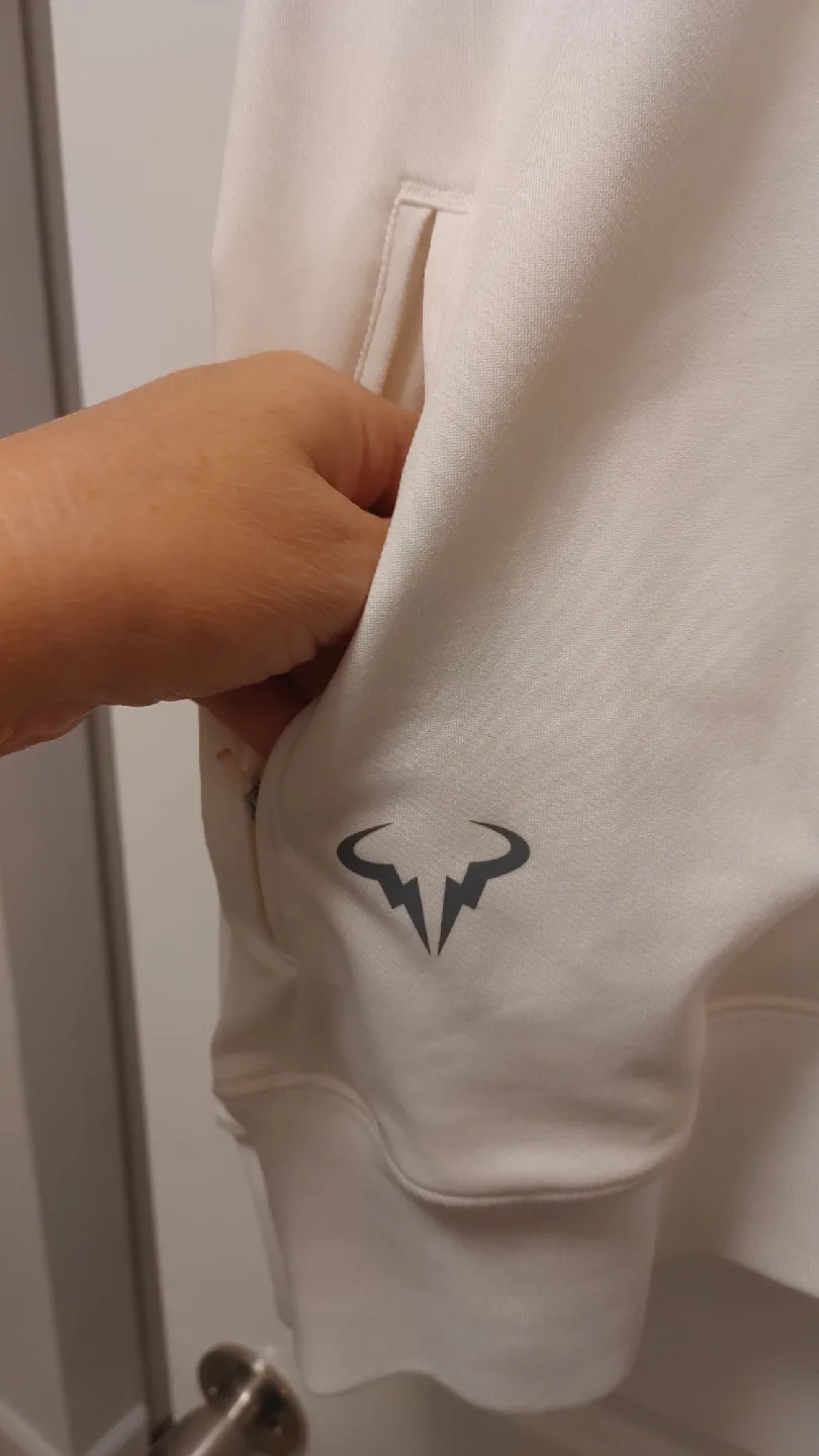 Men's Nike Track Jacket - White size Large image indicator(6)