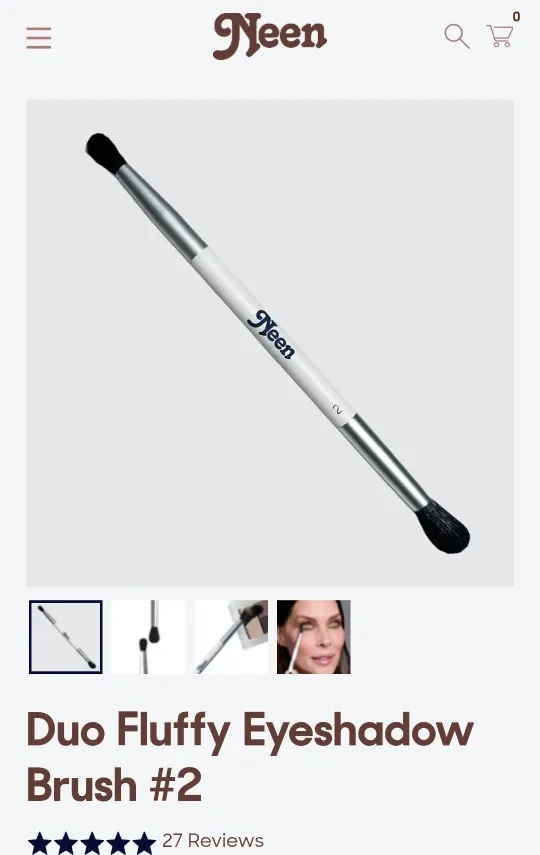 New Neen Duo Fluffy Eyeshadow Brush #2