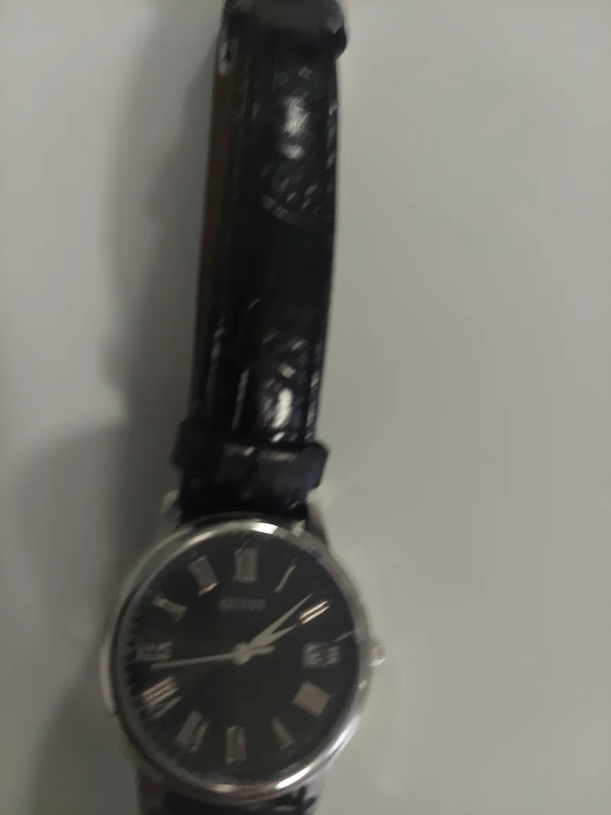 Guess Women's Watch with Black Leather Band image indicator(2)