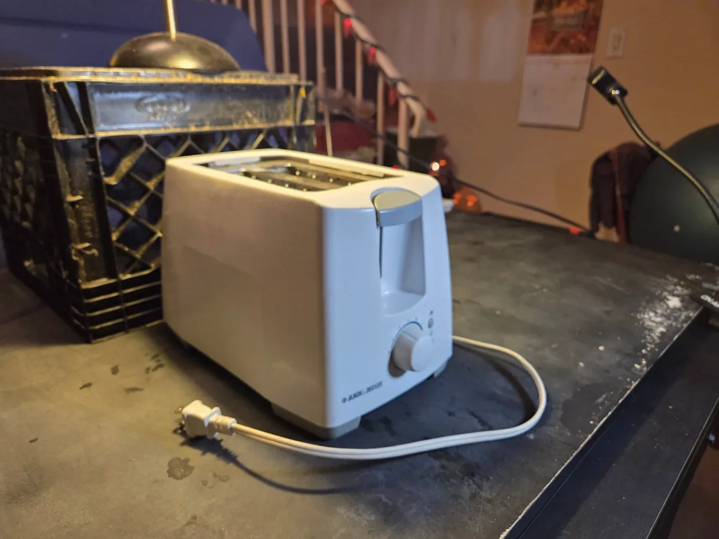 Toaster. 2-wide-slice. White. Clean. image indicator(2)