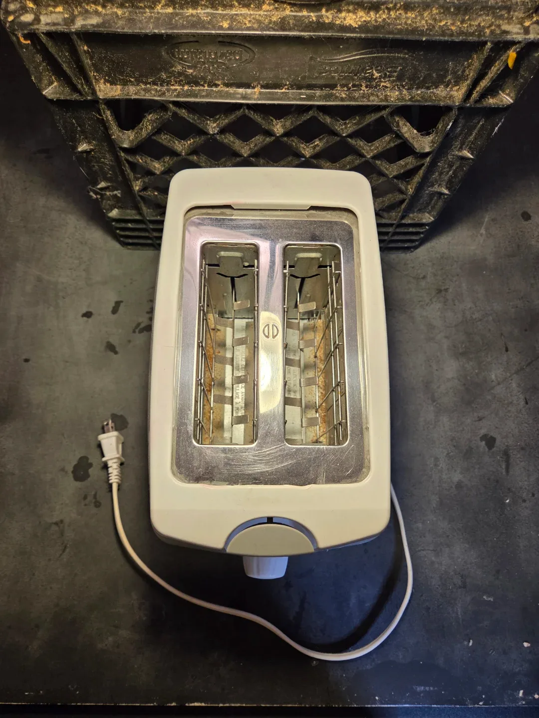 Toaster. 2-wide-slice. White. Clean. image indicator(4)