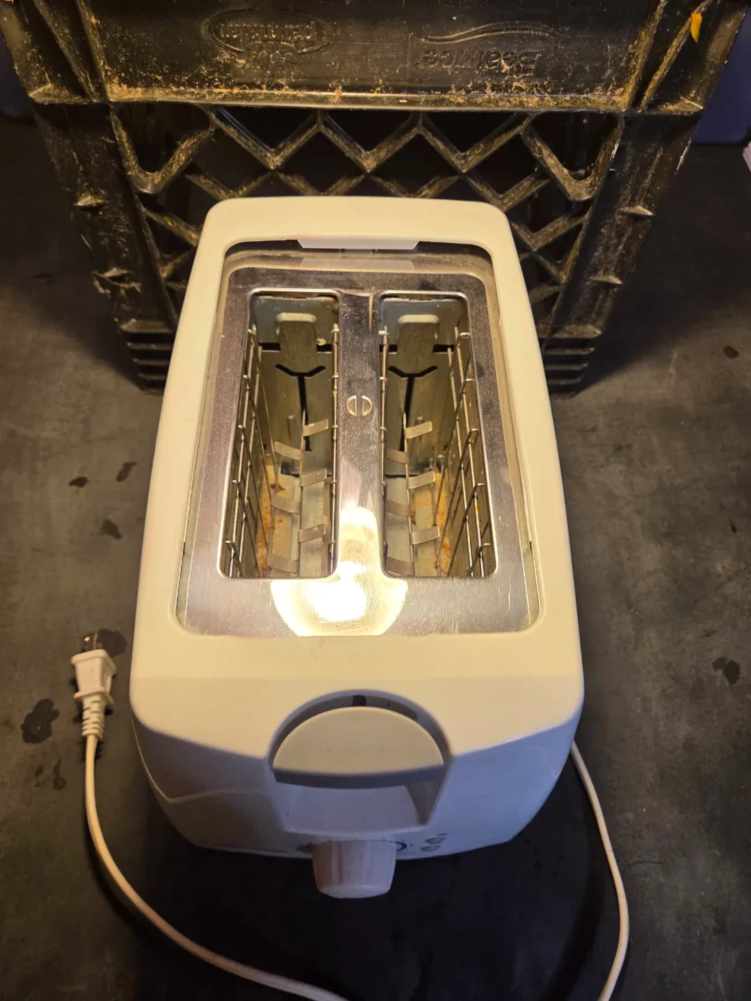 Toaster. 2-wide-slice. White. Clean. image indicator(5)