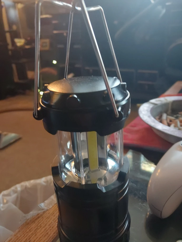 Black Portable LED Camping Lantern - photo 3