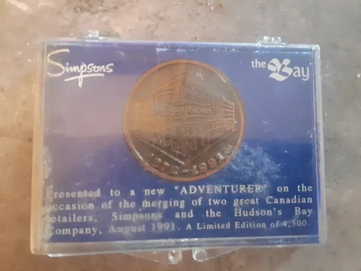 Hudson's Bay Company Limited Edition Coin