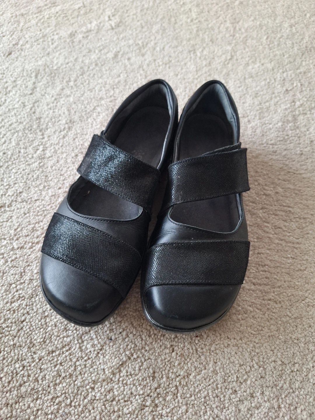 Naot Women's Black Leather Mary Janes - Size 38
