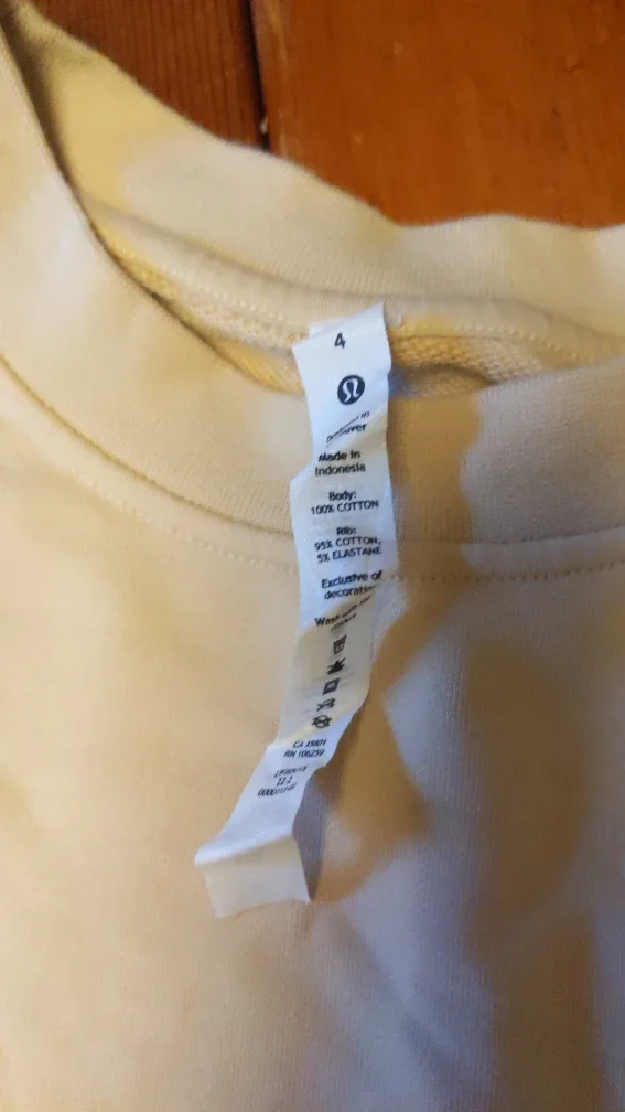 Lululemon Crewneck Sweatshirt - Size 4 image indicator(2)
