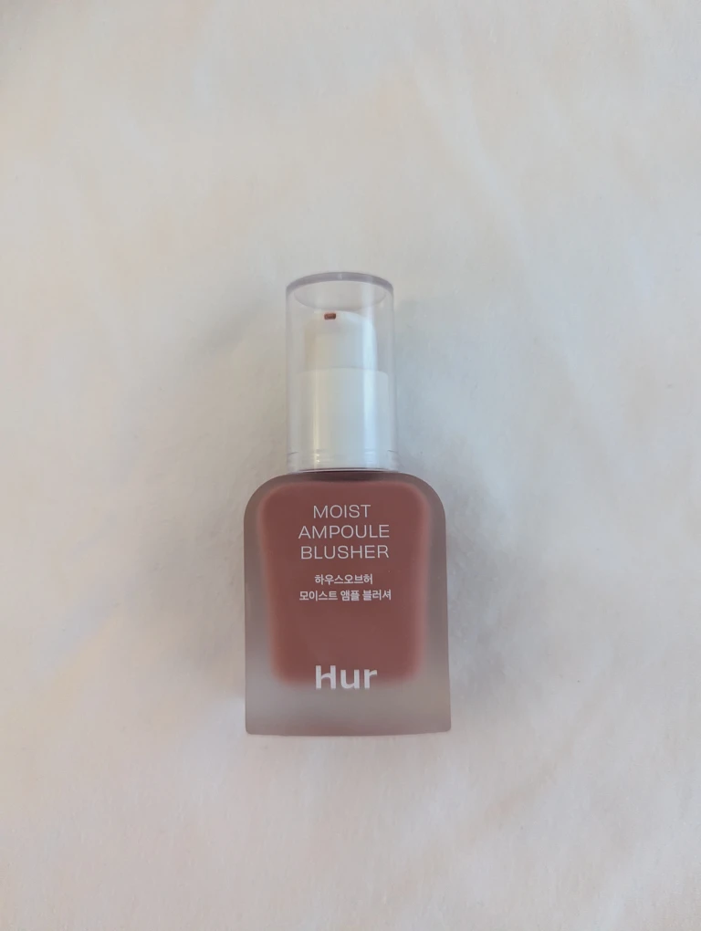 Hur Moist Ampoule Blusher - Rose Brown