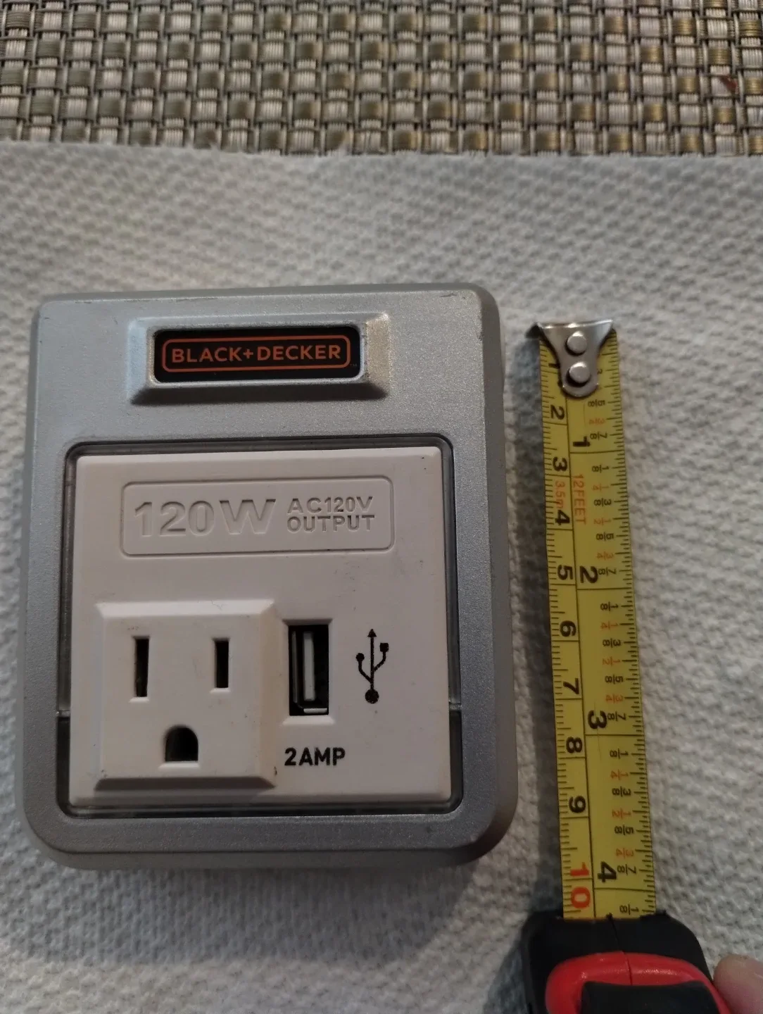 Black+Decker 120W Power Inverter