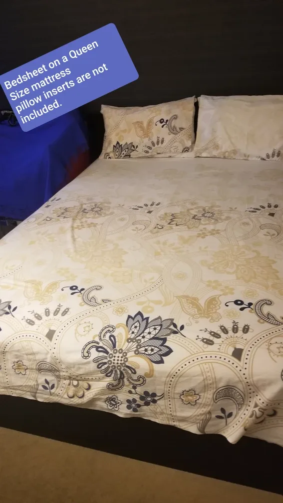 Bedsheet and Two Pollowcase