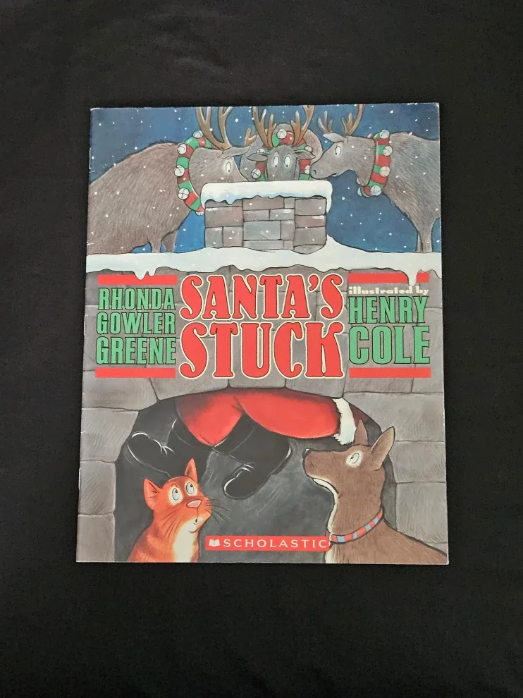 Christmas Scholastic Book - Santa's Stuck