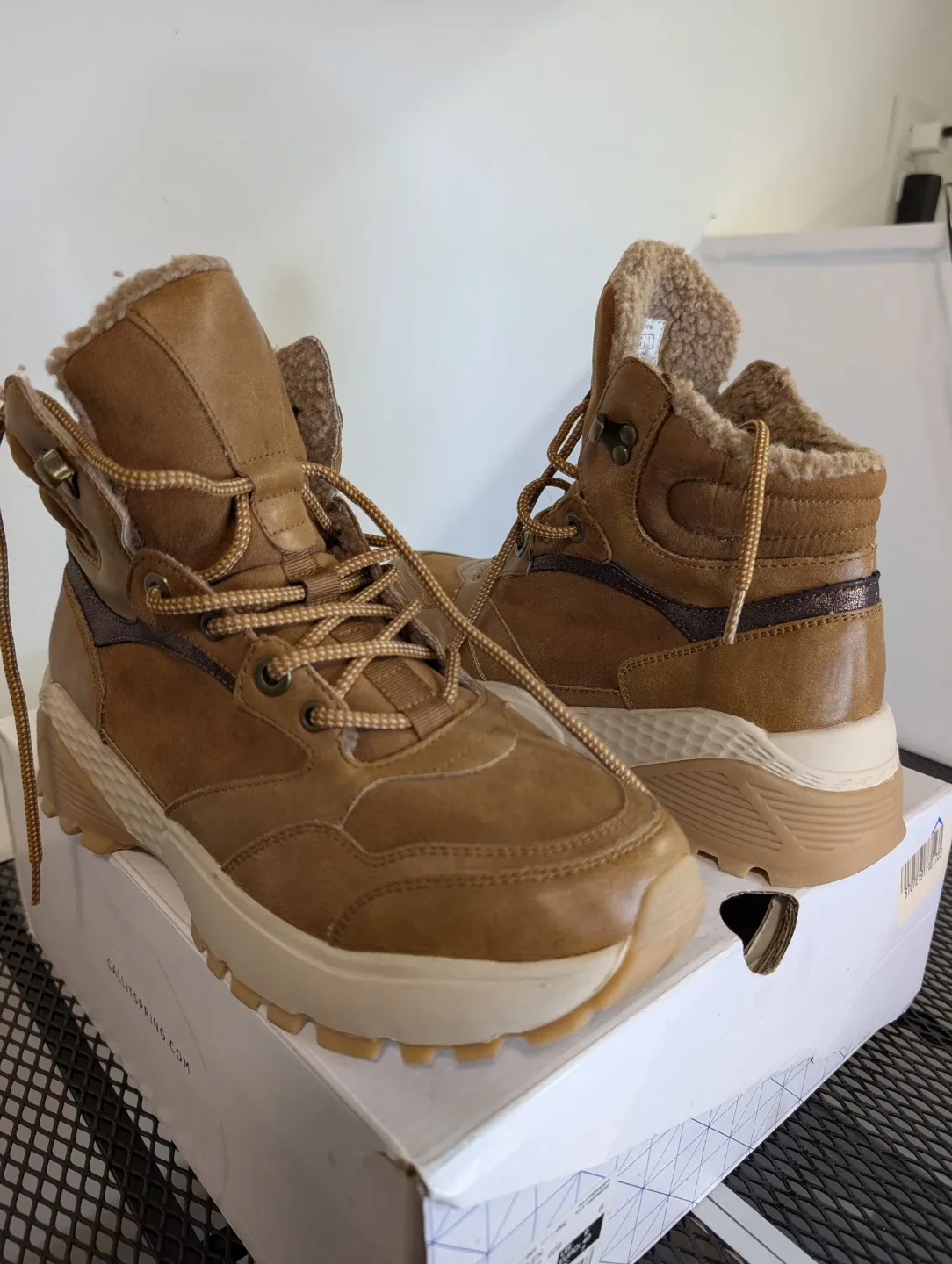 Call It Spring Karlen Brown Boots - Size 9 image indicator(5)