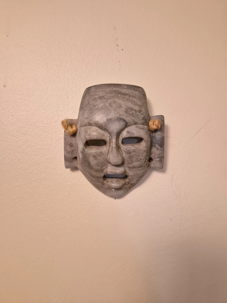Stone Mayan Mask Wall Decor