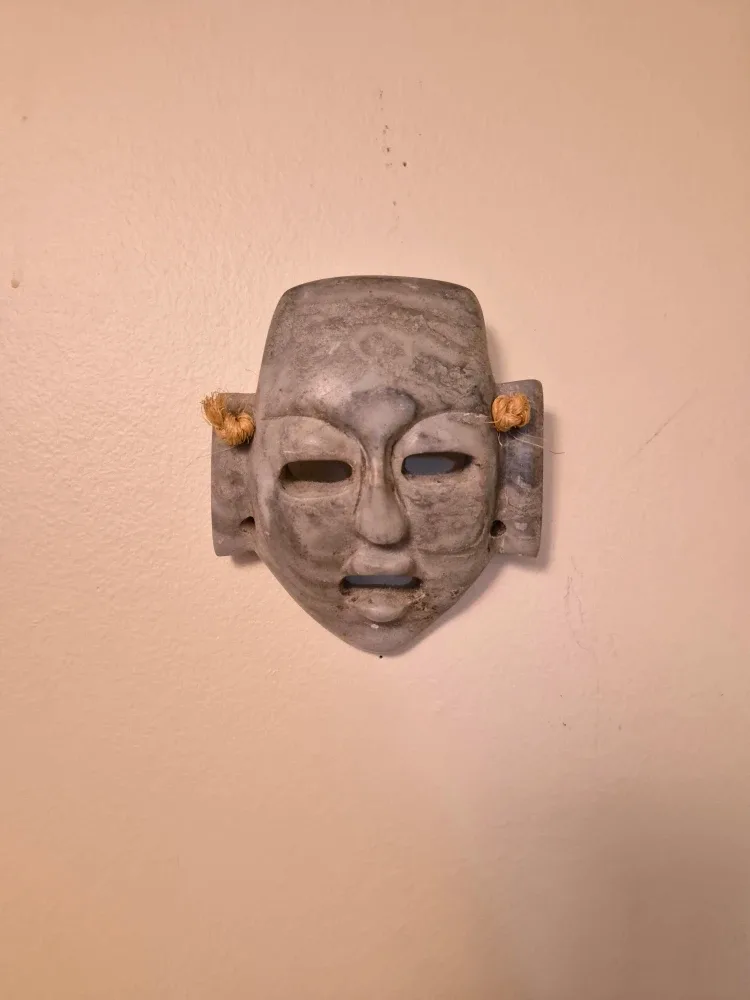 Stone Mayan Mask Wall Decor
