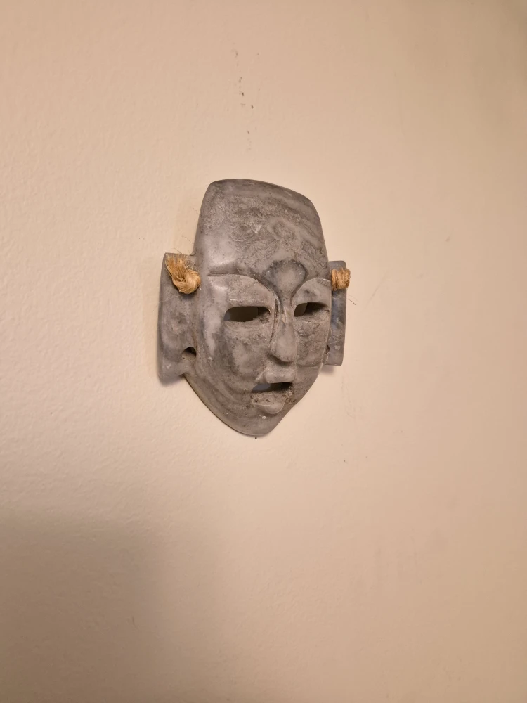 Stone Mayan Mask Wall Decor - photo 3