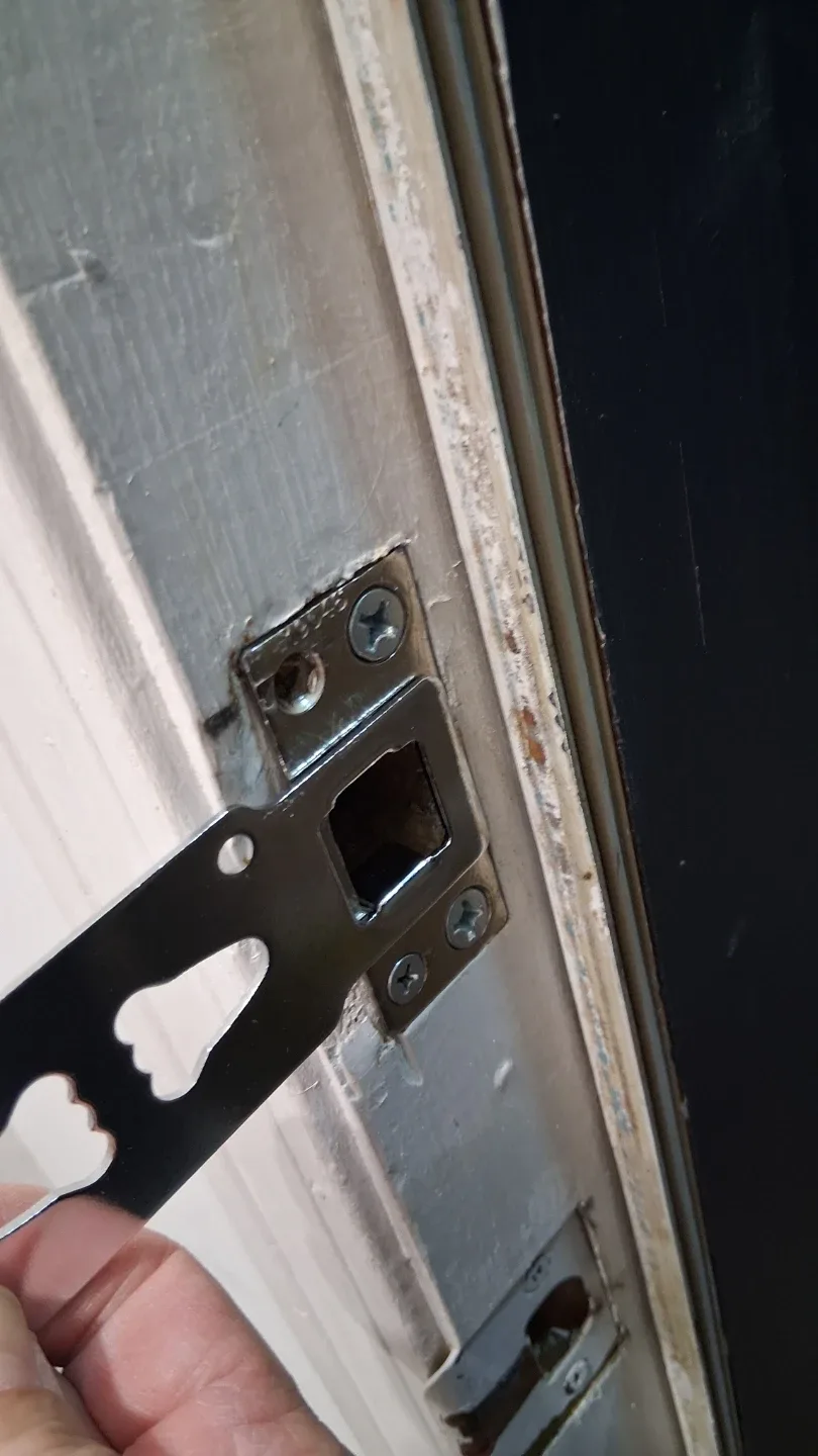 Portable Door Lock for Hotel Room, also a Phone Stand image indicator(4)