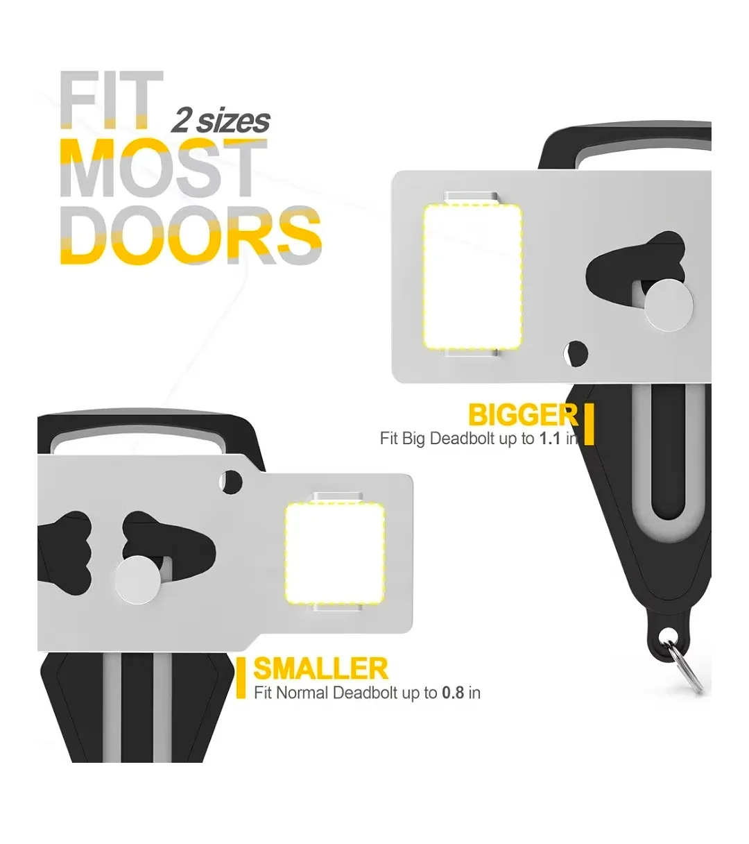 Portable Door Lock for Hotel Room, also a Phone Stand image indicator(6)