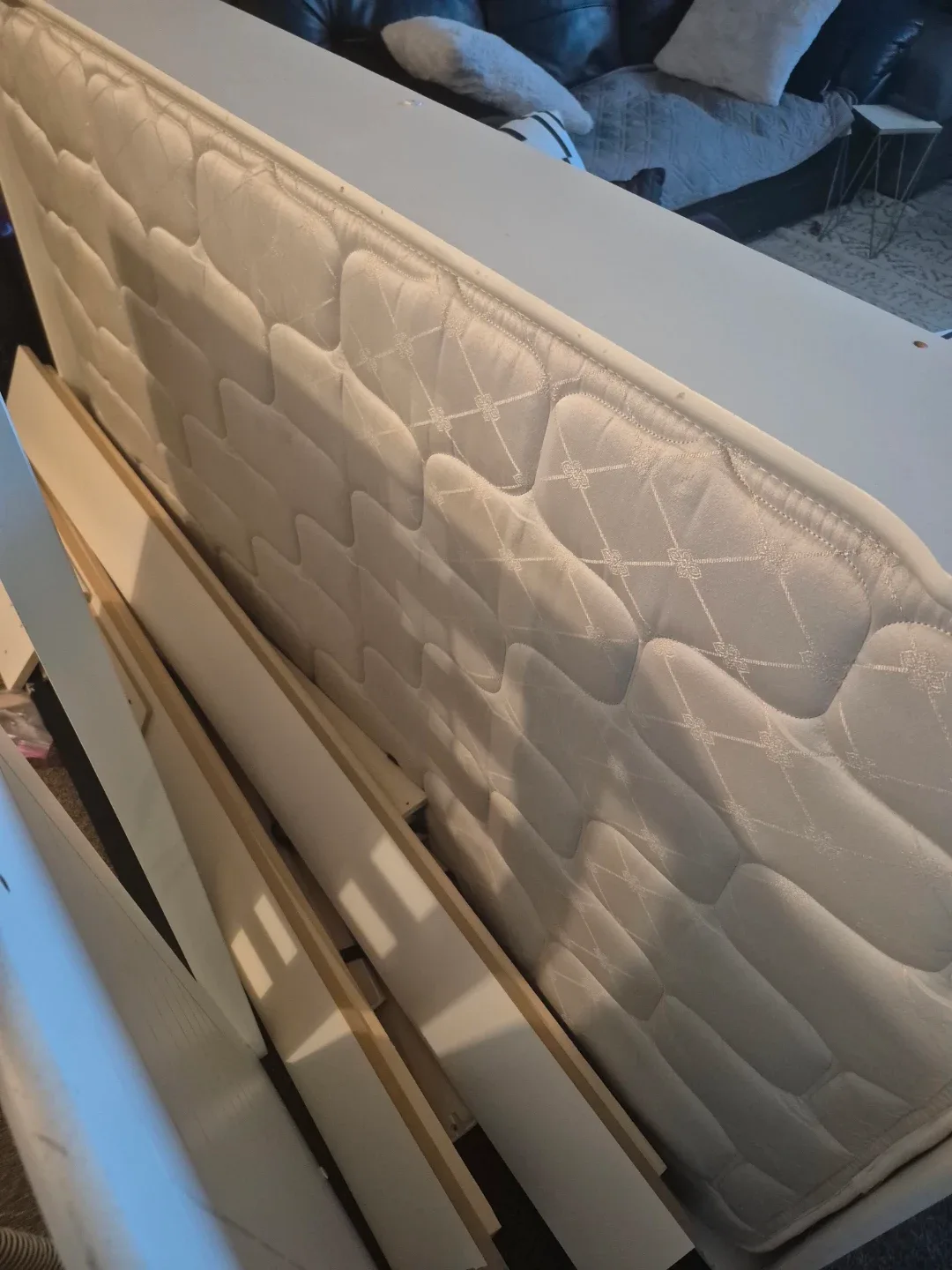 Kids White Bed Frame & Mattress image indicator(4)