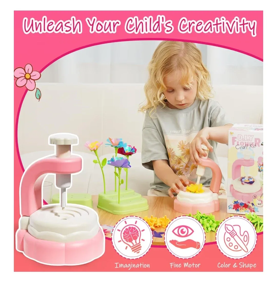 D.I.Y Flower Craft Kit - New in Box! image indicator(3)