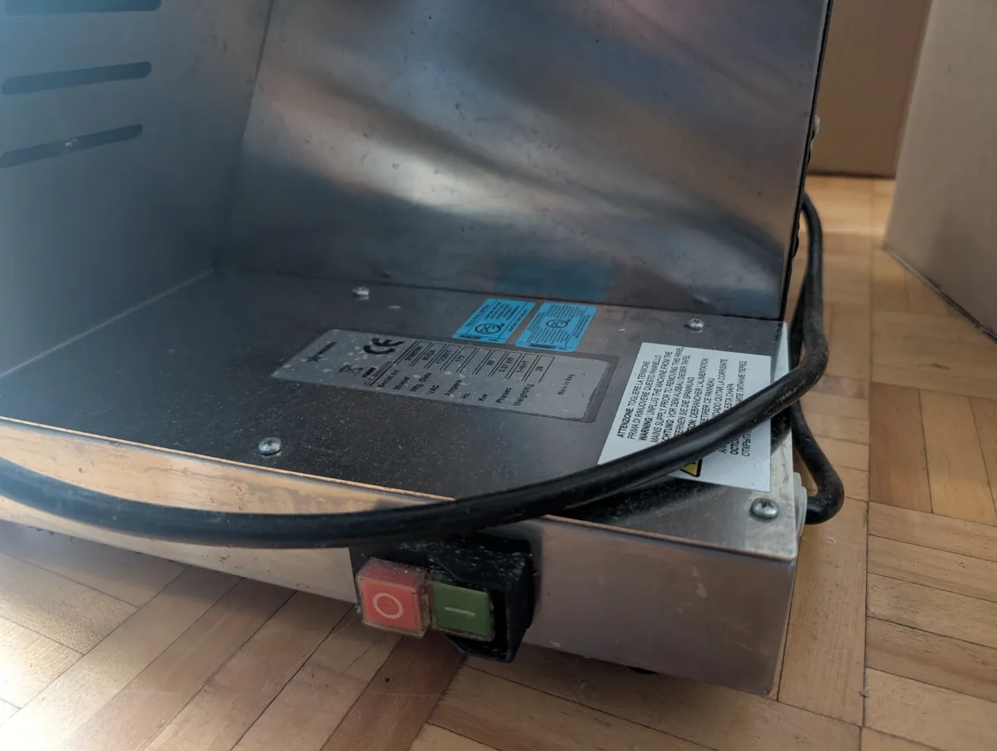 OMCAN Adjustable Dough Roller BE-IT-0337,  NEVER USED image indicator(5)