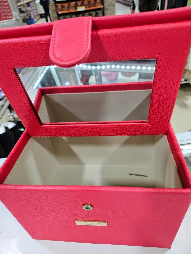 Shiseido Red Makeup Box with Mirror image indicator(3)