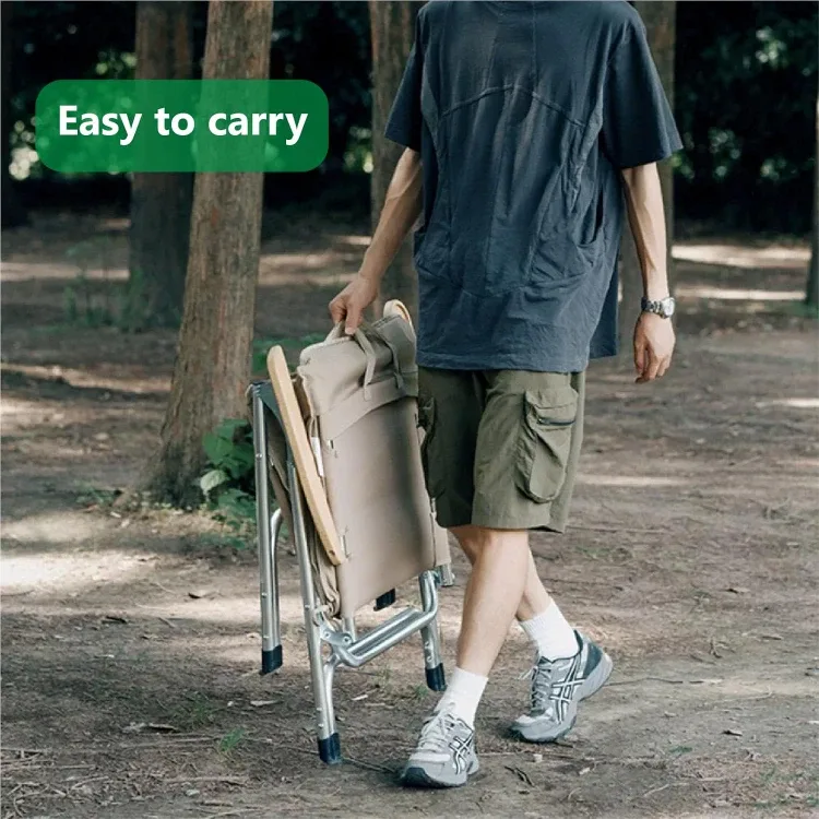 Heavy Duty Camping Chair with Lumbar Support BNIB image indicator(6)